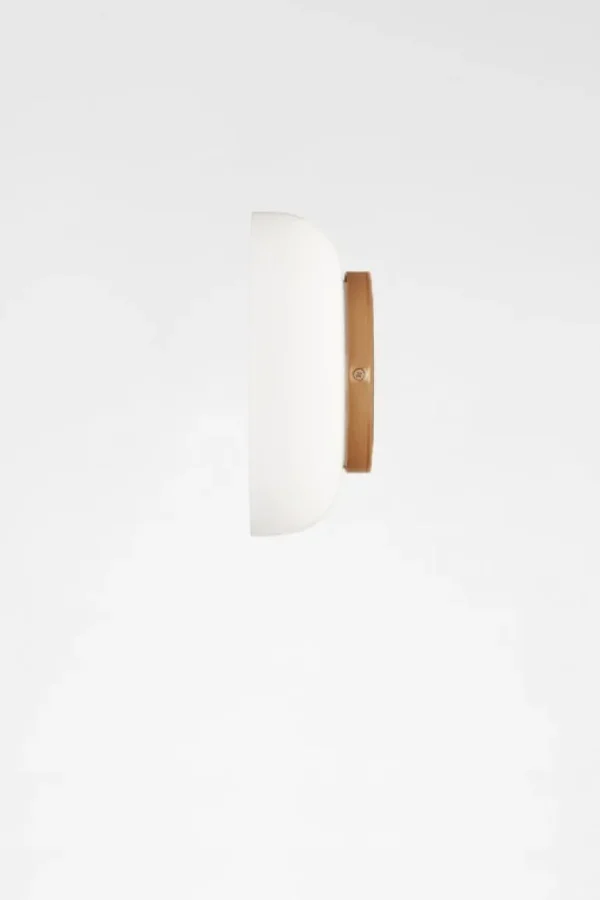 Nuura Blossi vägg-/taklampa, Nordic gold - opal