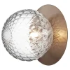 Nuura Liila 1 vägg-/taklampa, stor, mörk brons - optic clear