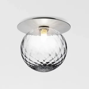 Nuura Liila 1 vägg/taklampa, stor, silver - ofärgad