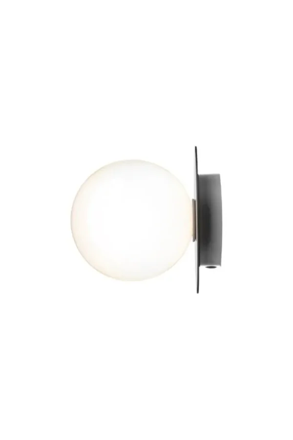 Nuura Liila 1 vägg-/taklampa, liten, silver - opal