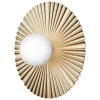 Nuura Liila Muuse vägg-/taklampa, medium, Nordic gold - opal