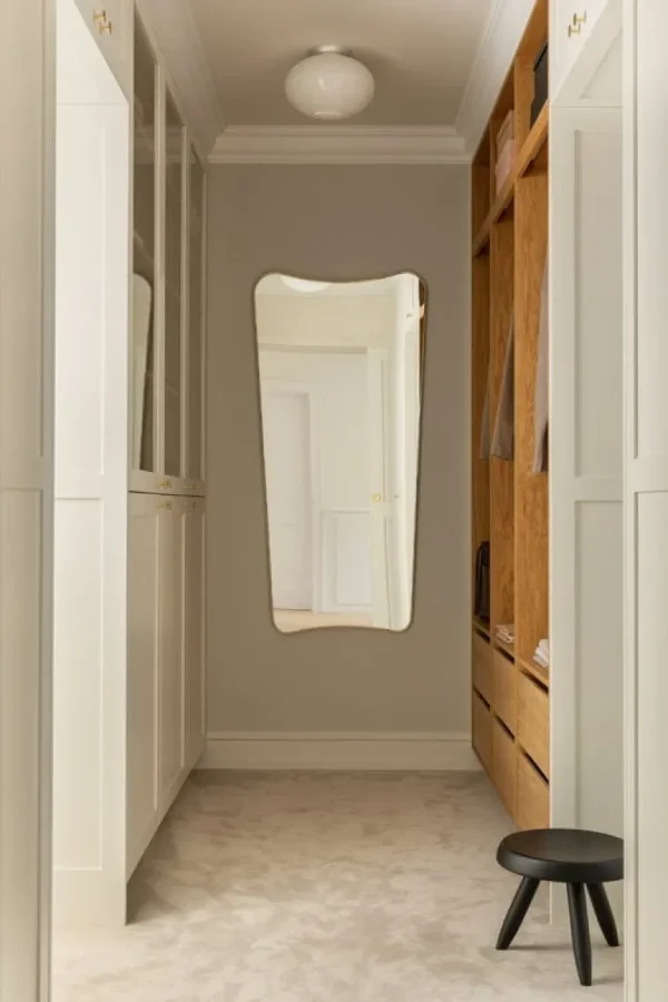 Nuura Rizzatto 301 taklampa, satinsilver - opalvit