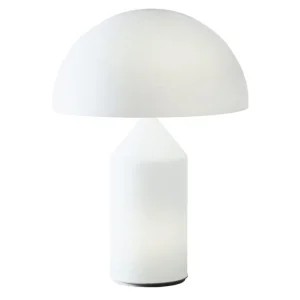 Oluce Atollo 237 bordslampa, vit