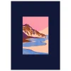 Paper Collective Blue Landscape poster