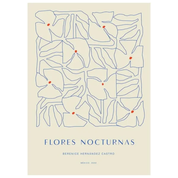 Paper Collective Flores Nocturnas 01 poster