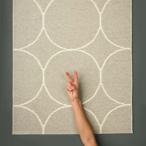Pappelina Boo matta 70 x 200 cm, linne - vanilj