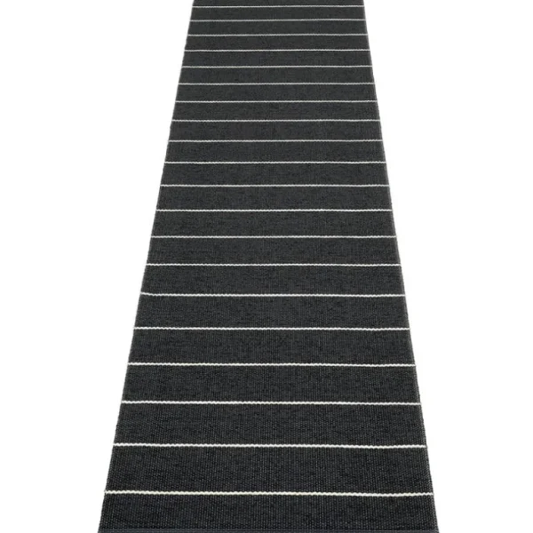 Pappelina Carl matta 70 x 270 cm, svart - charcoal