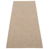 Pappelina Emm-matta 70 x 180 cm, potatis - beige metallic