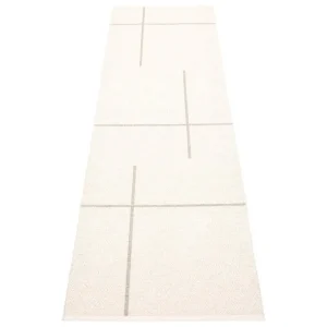 Pappelina Fred matta, 70 x 270 cm, linne - vanilj
