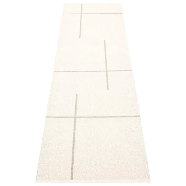 Pappelina Fred matta, 70 x 270 cm, linne - vanilj