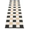 Pappelina Pix matta, 70 x 240 cm, svart - vanilj - beige