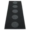 Pappelina Vera 2.0 matta, 70 x 200 cm, svart - svartmetallic