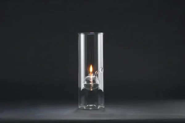 Paustian Wolfard oljelampa, extra stor, klart glas
