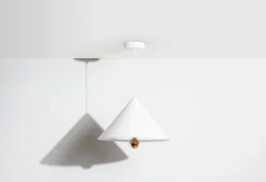 Petite Friture Cherry LED-pendel, stor, vit