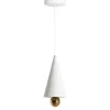 Petite Friture Cherry liten LED-pendellampa, vit