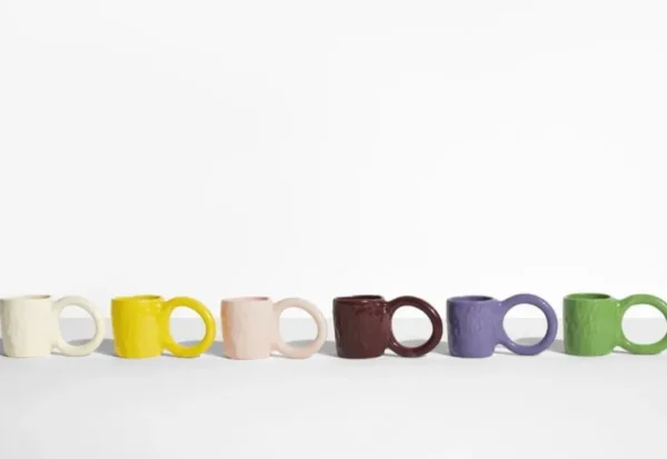 Petite Friture Donut mugg, M, bubbelgum