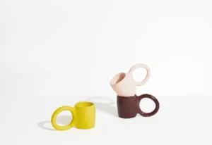 Petite Friture Donut mugg, M, bubbelgum