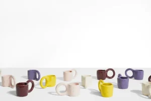 Petite Friture Donut mugg, M, bubbelgum