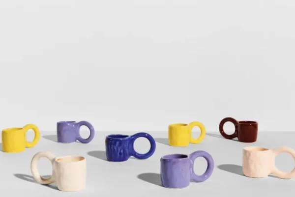 Petite Friture Donut mugg, M, bubbelgum