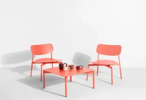 Petite Friture Fromme lounge stol, korall