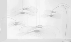 Petite Friture Vertigo Nova pendellampa, 140 cm, vit
