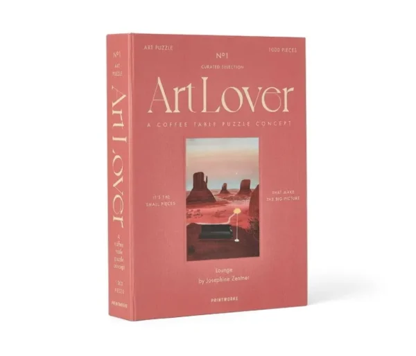 Printworks Art Lover Book Puzzle, Lounge, 1000 bitar