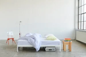 ReFramed Sängram med lameller, vit