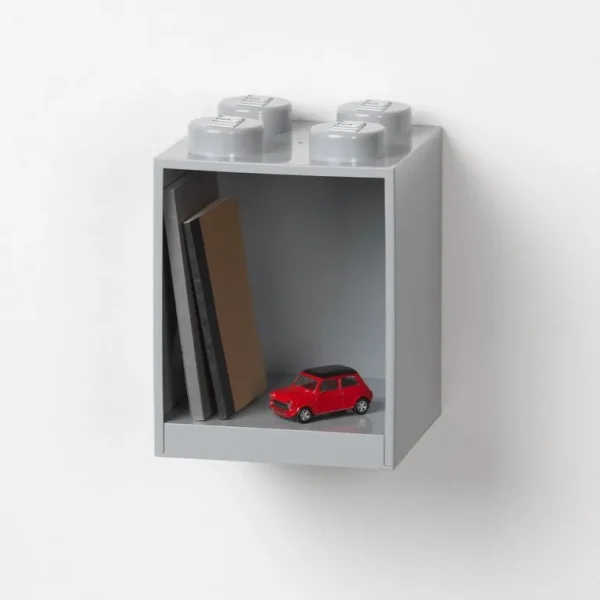 Barn Room Copenhagen Lego Brick Shelf 4, grå