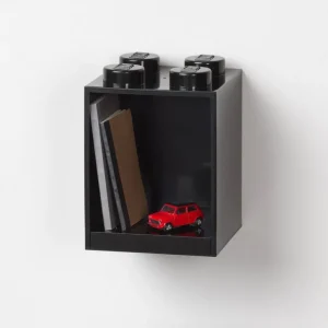 Barn Room Copenhagen Lego Brick Shelf 4, svart