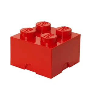 Room Copenhagen Lego Storage Brick 4, röd