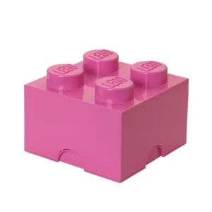 Room Copenhagen Lego Storage Brick 4, mellanrosa