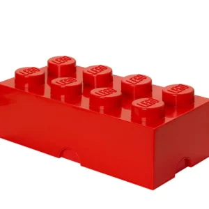 Room Copenhagen Lego Storage Brick 8, röd