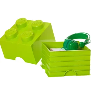 Room Copenhagen Lego Storage Brick 4, lime