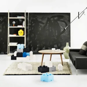 Room Copenhagen Lego Storage Brick 4, azur