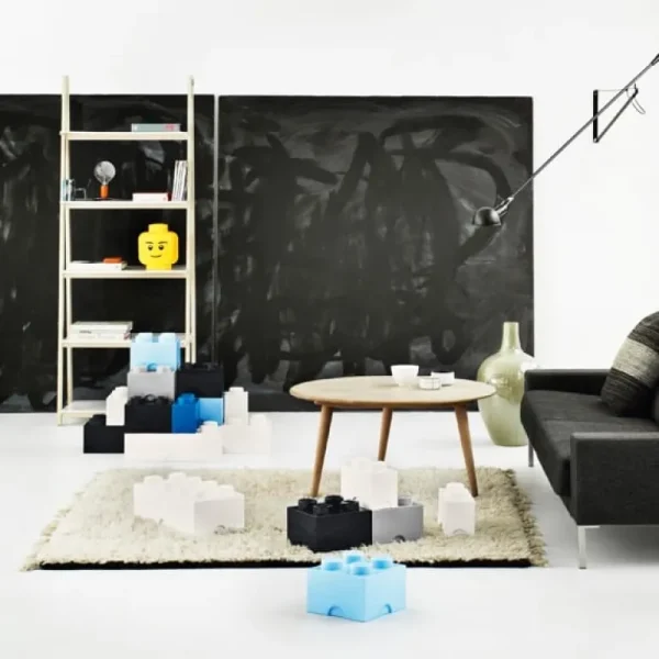 Room Copenhagen Lego Storage Brick 4, azur