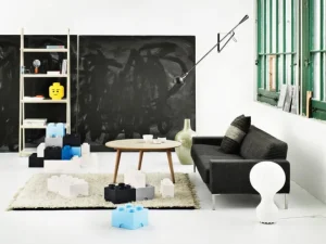 Room Copenhagen Lego Storage Brick 4, aqua