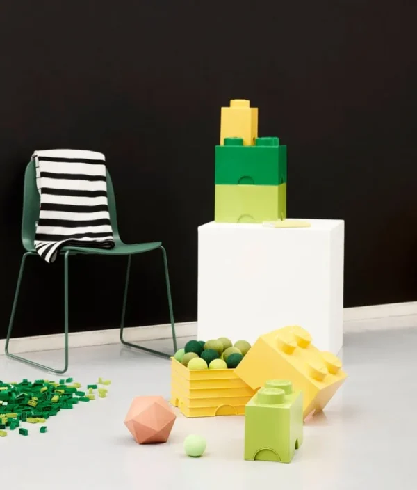 Room Copenhagen Lego Storage Brick 4, lime