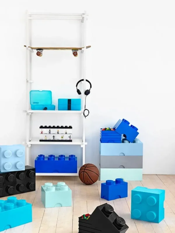 Room Copenhagen Lego Storage Brick 4, aqua