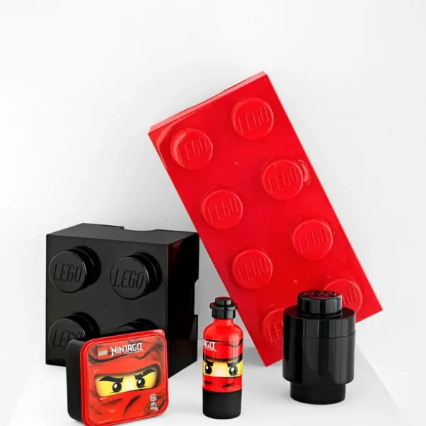 Room Copenhagen Lego Storage Brick 8, röd