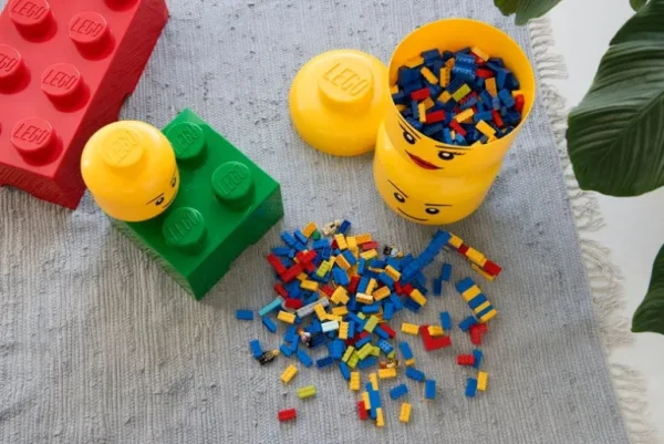 Room Copenhagen Lego Storage Brick 8, röd