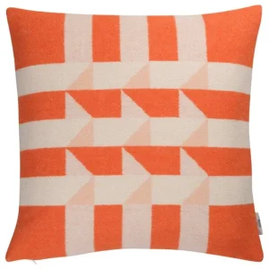 Ru00f8ros Tweed Røros Tweed Kvam kudde, 50 x 50 cm, orange