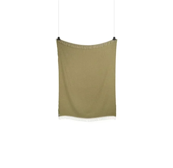 Ru00f8ros Tweed Røros Tweed Mello filt, 150 x 210 cm, bladgrön
