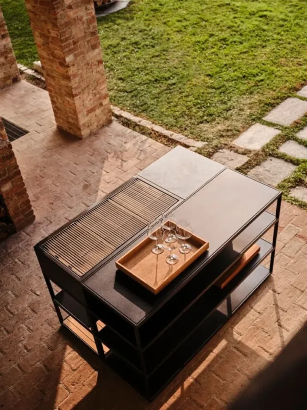 Ru00f6shults Röshults Module kolgrill X, 100 cm, antracit