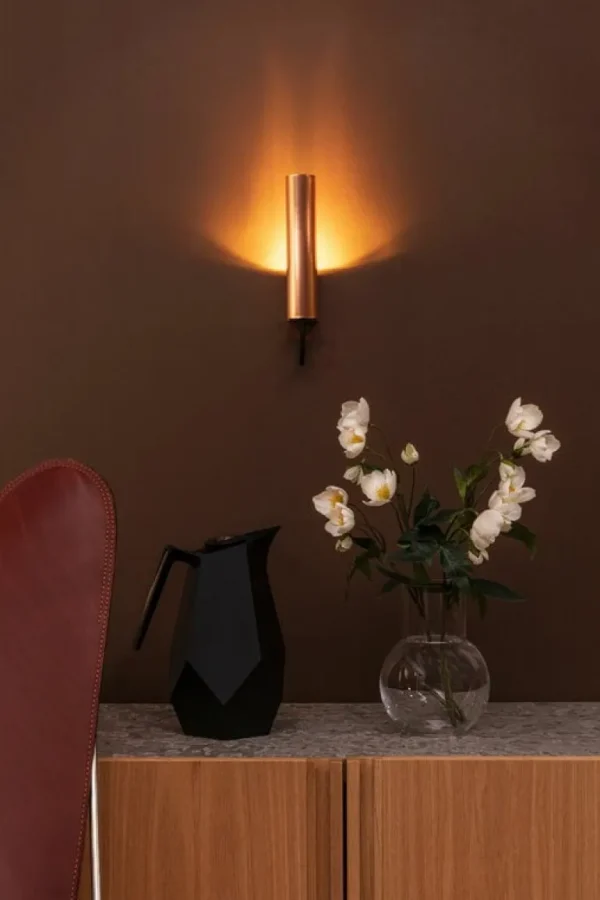 Örsjö Visir vägglampa, fast installation, vit