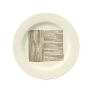 Sabato Tallrik, 21 cm, Orto - brun