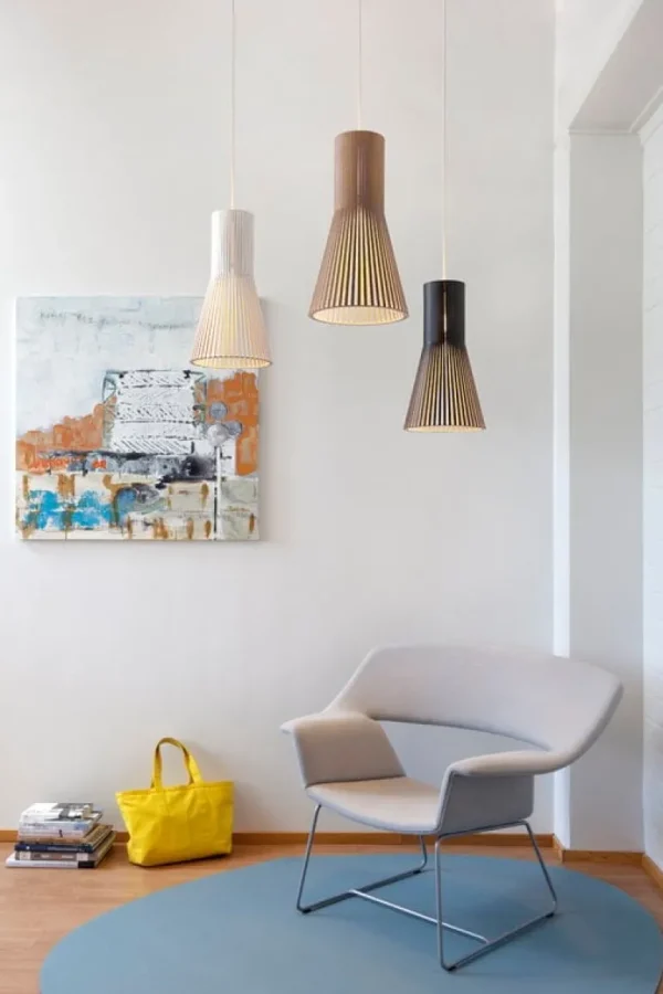 Secto Design Secto 4201 pendellampa, 45 cm, vit