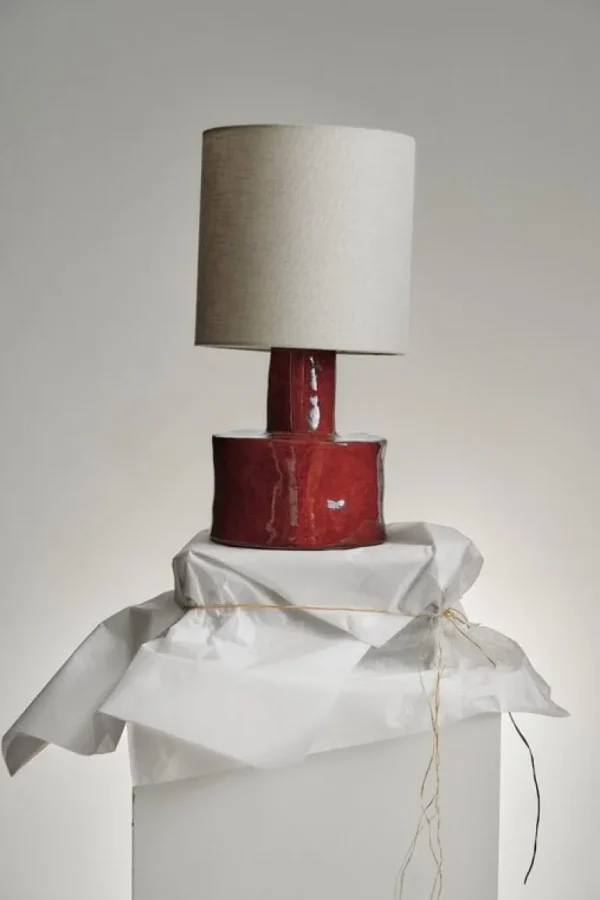 Serax Catherine, bordslampa, röd - beige