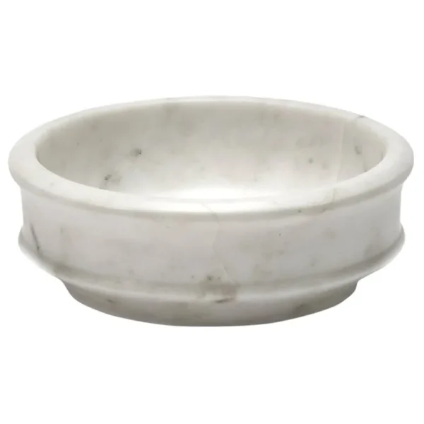 Serax Dune skål, S, 16 cm, vit marmor