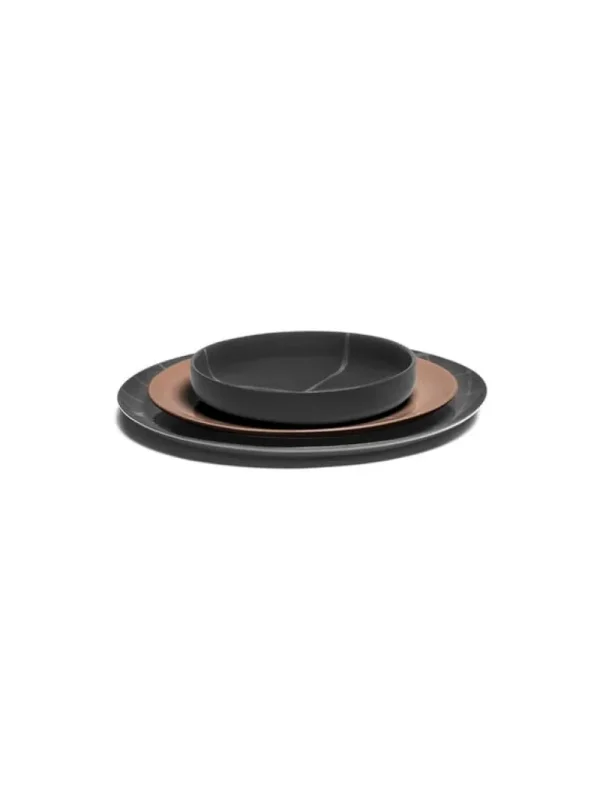 Serax Zuma mattallrik, M, 28 cm, sienna