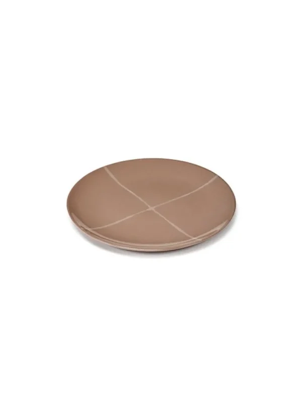 Serax Zuma mattallrik, M, 28 cm, sienna